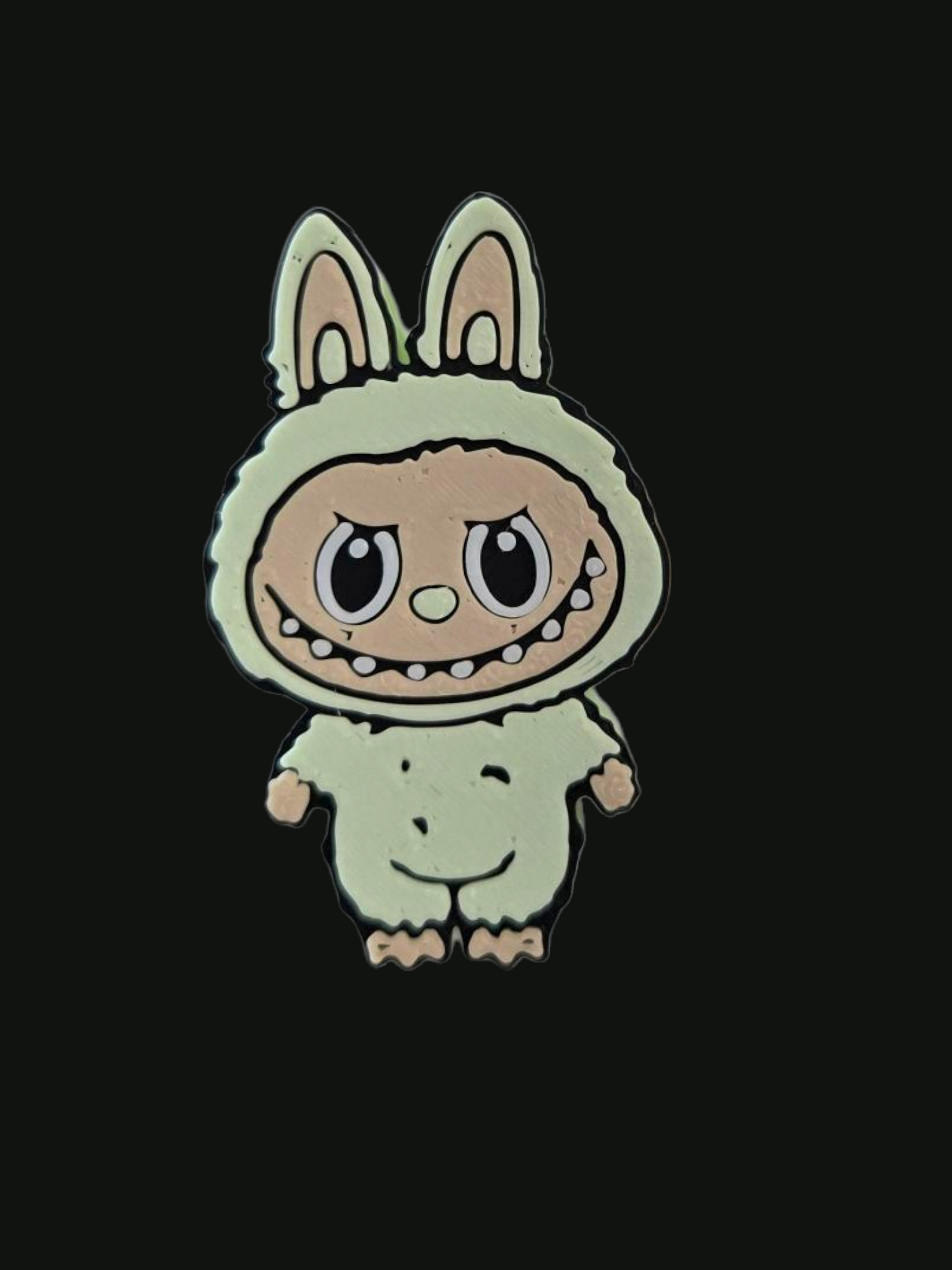 Labubu full body regular straw topper